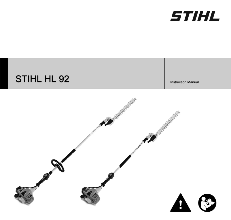 Página 1 del manual Manual de usuario Stihl HL 92