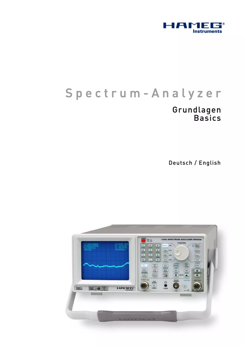 Página nº 1 - Manual de usuario HAMEG HZ540