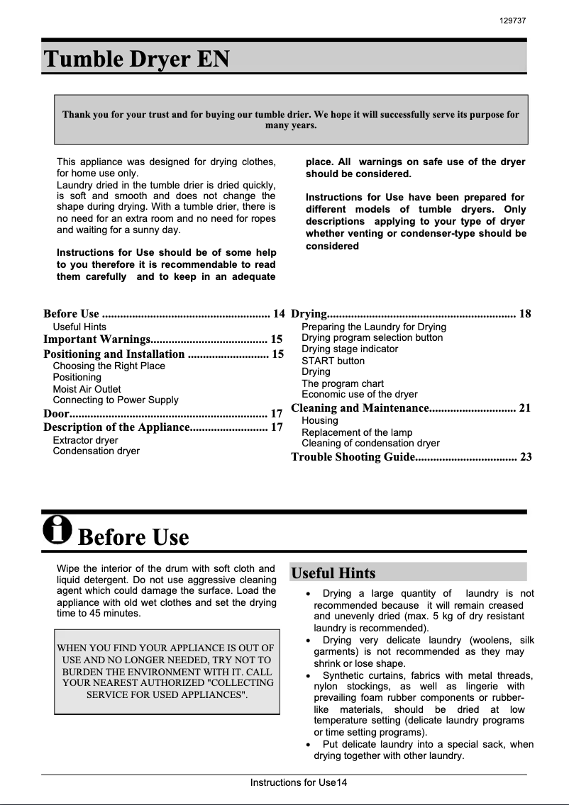 Página 1 del manual Manual de usuario Gorenje WT 711 D