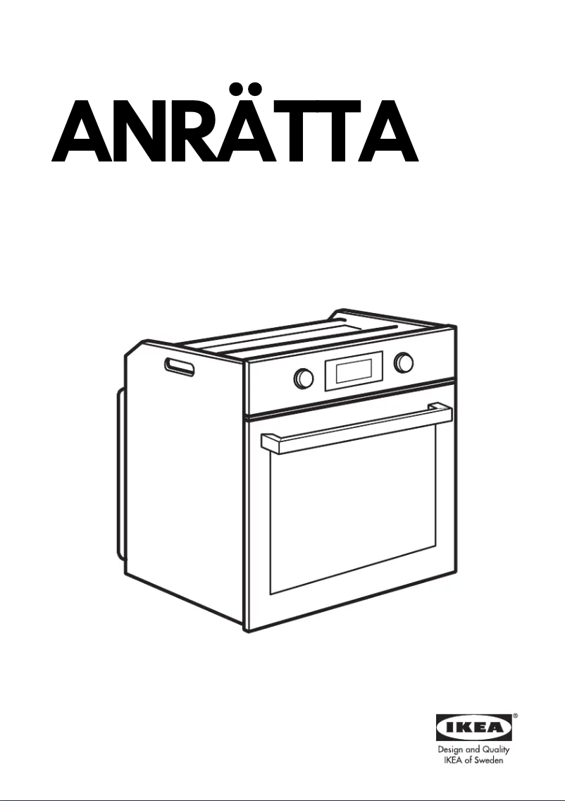Imagen de la primera página del manual del dispositivo ANRÄTTA 204.430.68