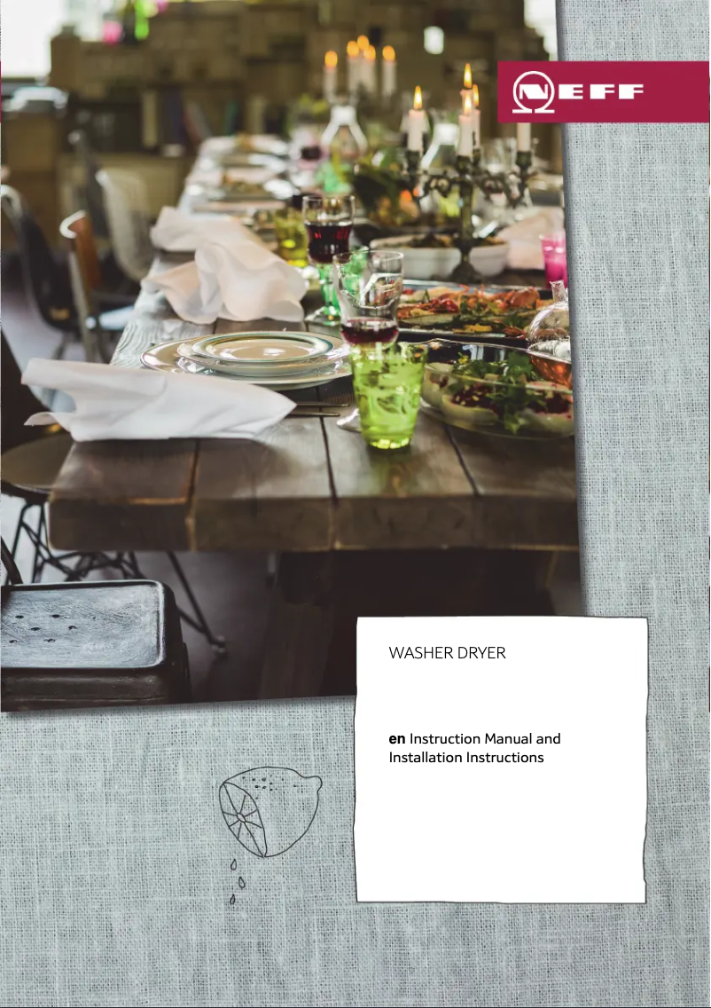 Página 1 del manual Guía de instalación Neff V6320X2GB