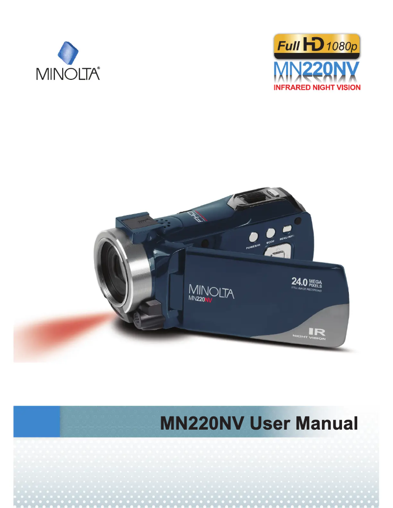 Imagen de la primera página del manual del dispositivo MN220NV