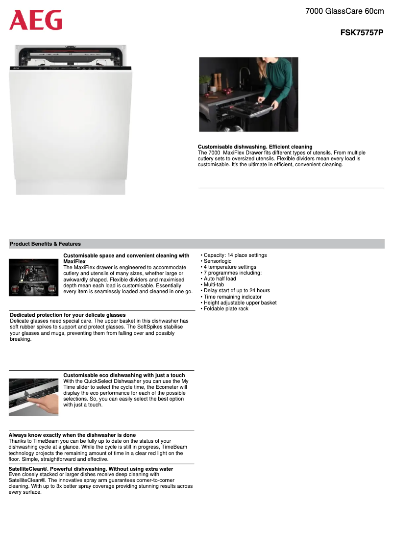 Imagen de la primera página del manual del dispositivo FSK75757P