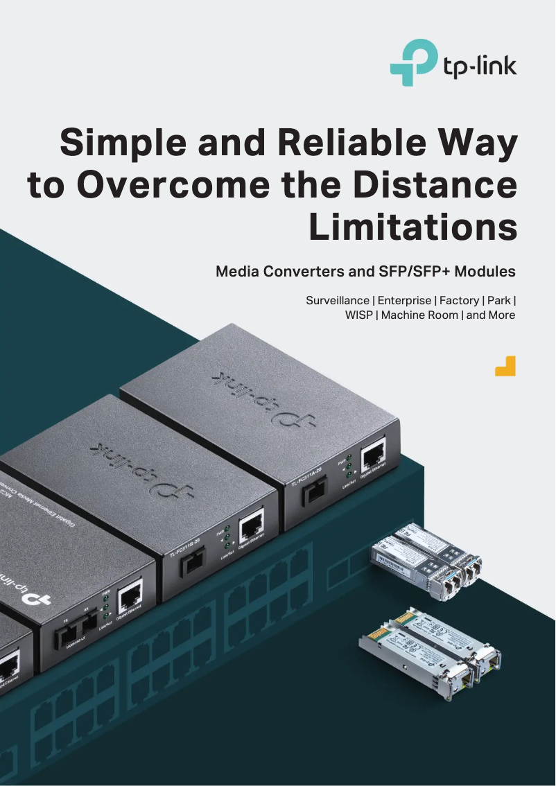 Imagen de la primera página del manual del dispositivo TL-FC311A