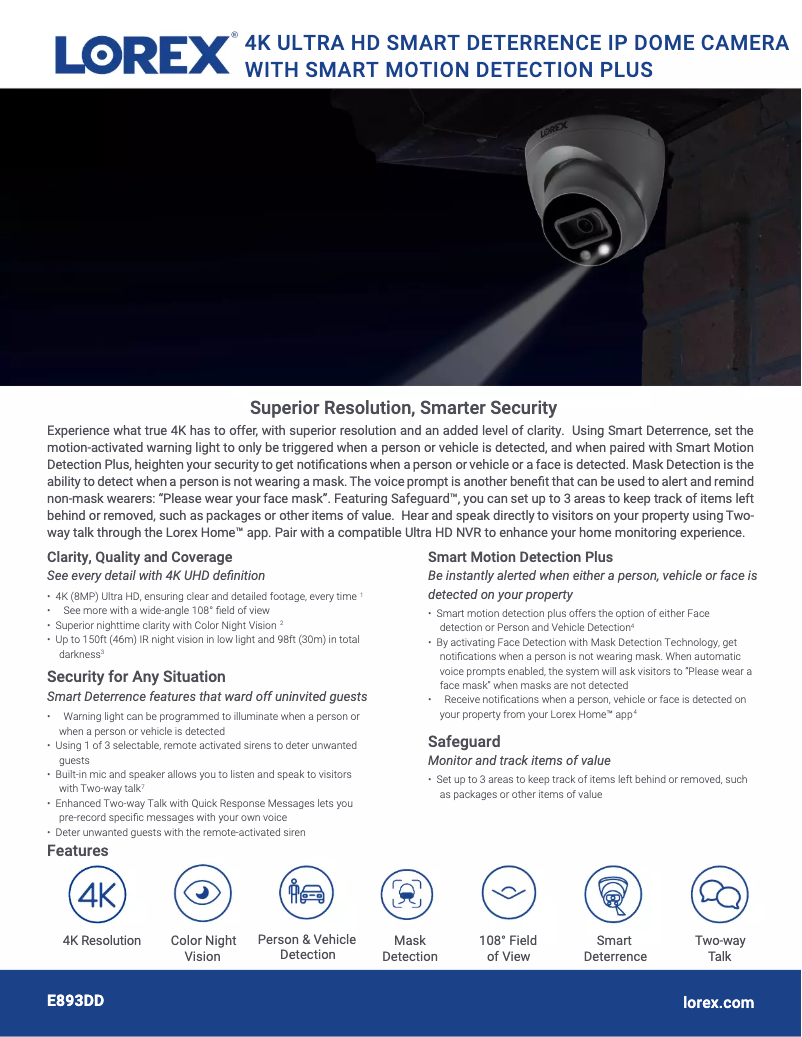 Imagen de la primera página del manual del dispositivo E893DD-EP