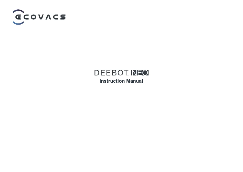Imagen de la primera página del manual del dispositivo Deebot Neo