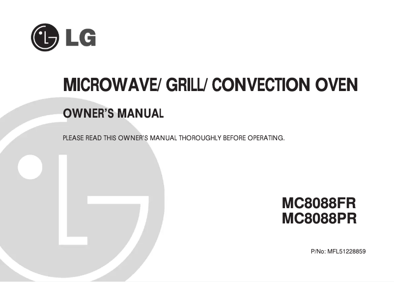 Imagen de la primera página del manual del dispositivo MC8088PR