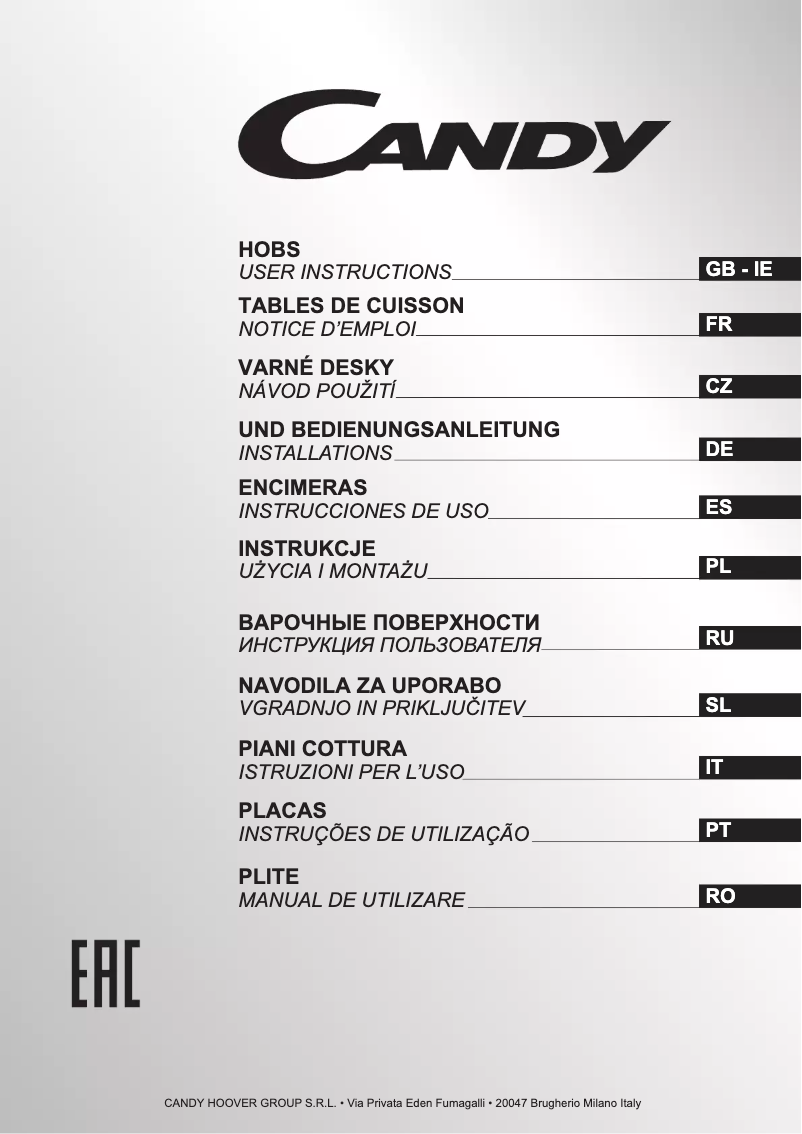 Imagen de la primera página del manual del dispositivo CFX75