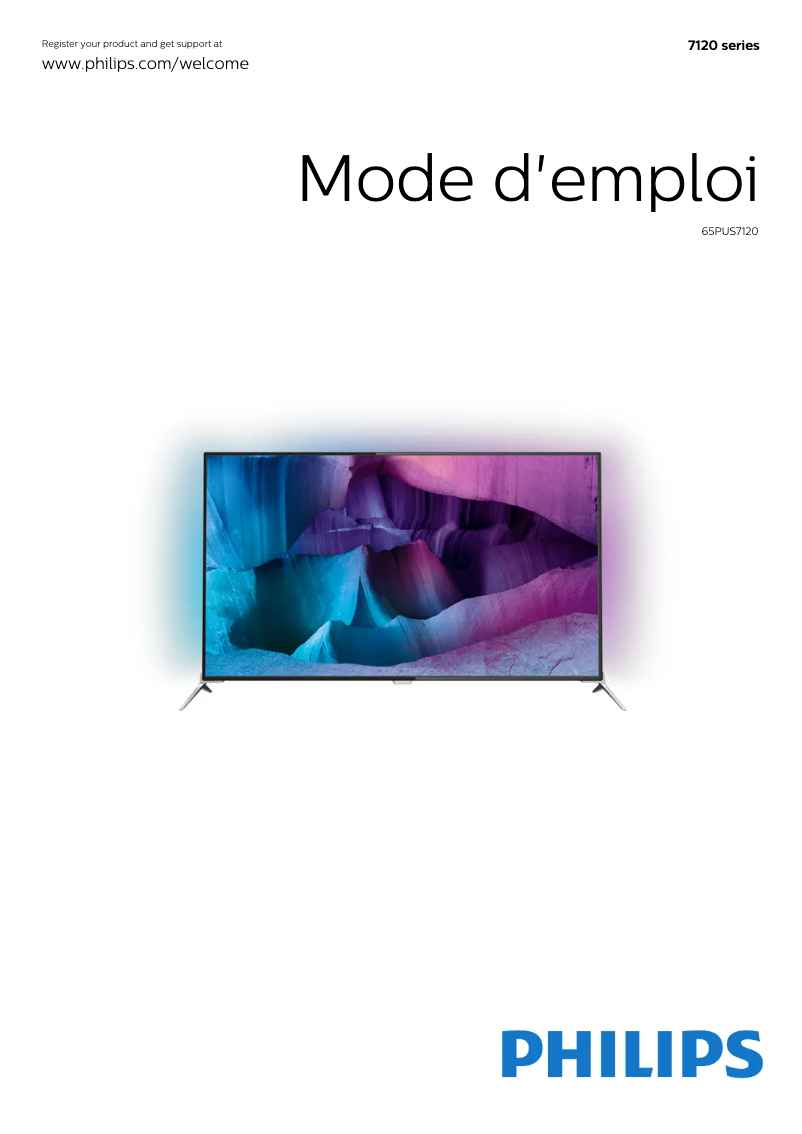 Página 1 del manual Manual de usuario Philips 7000 series 65PUS7120
