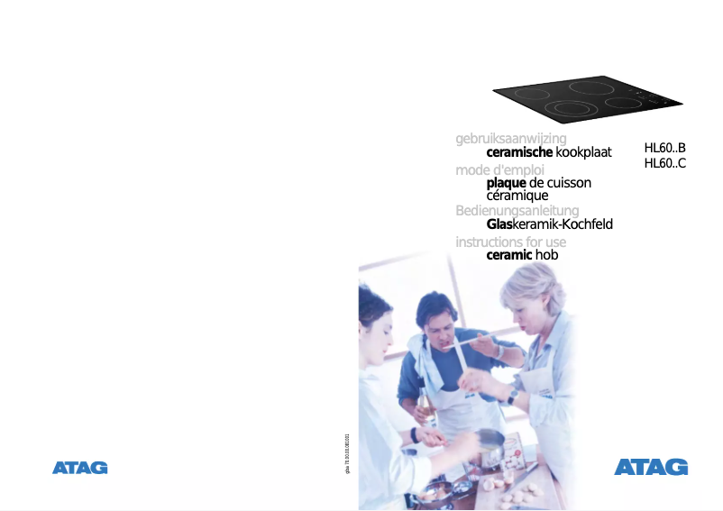 Página 1 del manual Manual de usuario Atag HL60C