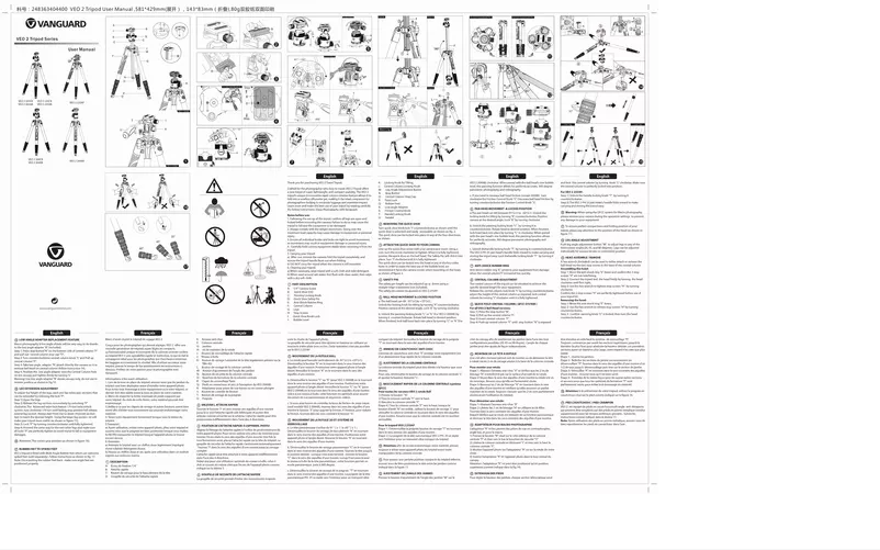 Página 1 del manual Manual de usuario Vanguard VEO 2 204 AB