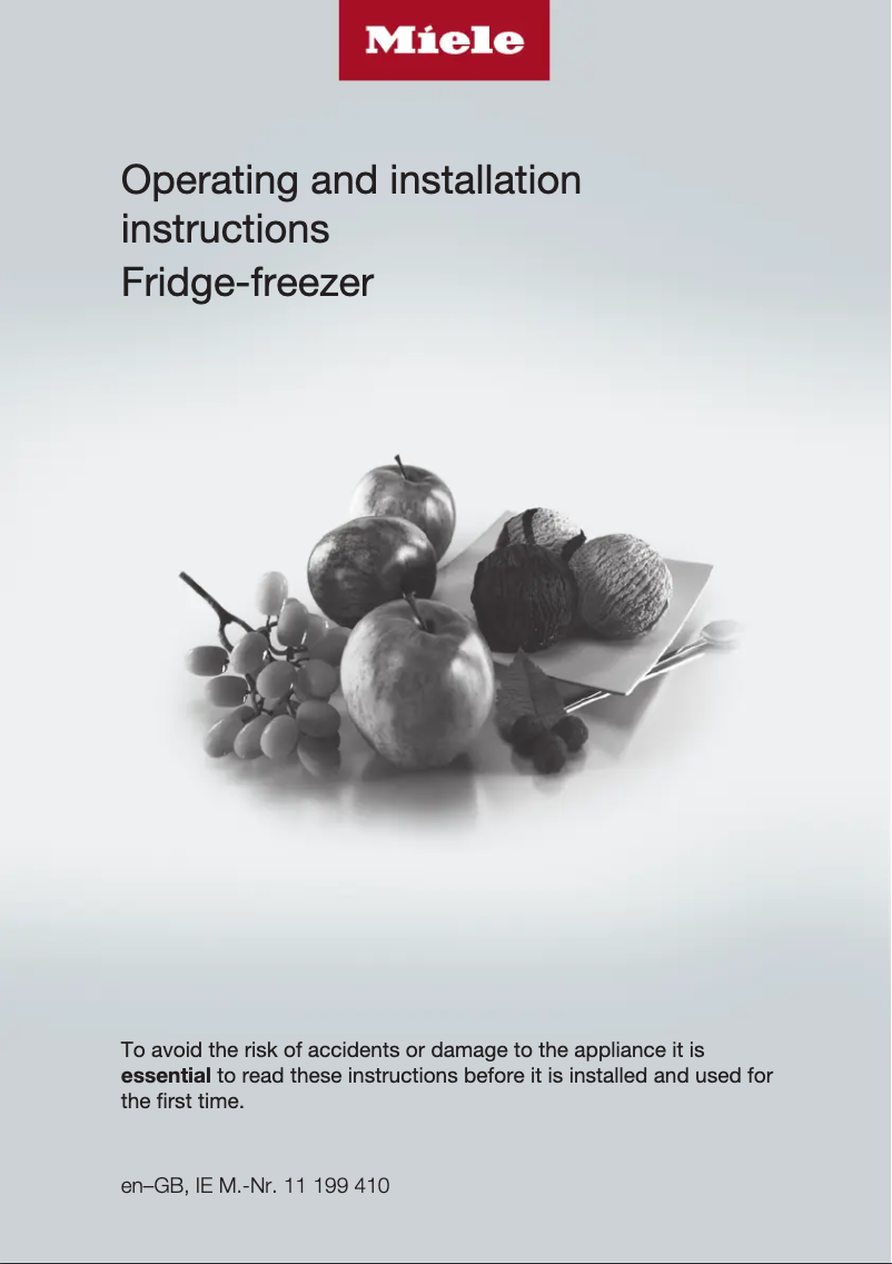 Imagen de la primera página del manual del dispositivo KFN 29142 D ws