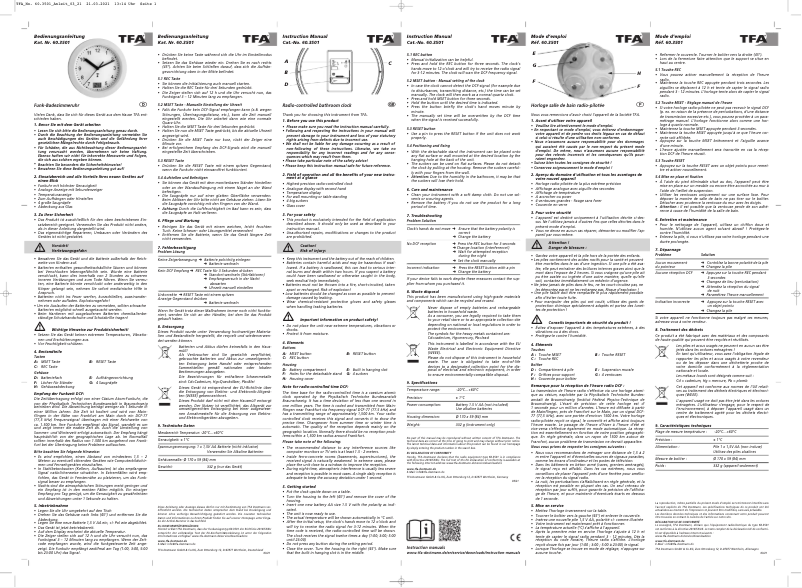 Imagen de la primera página del manual del dispositivo 60.3501