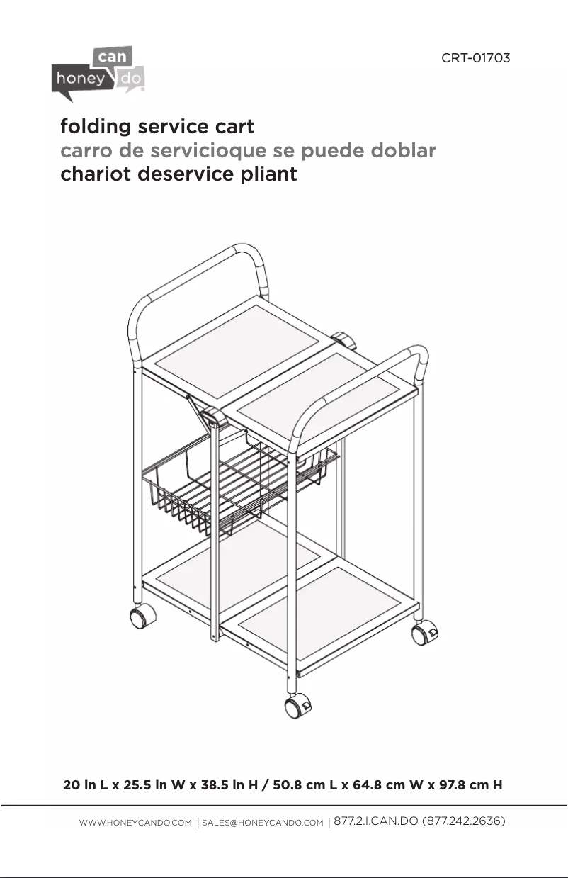 Imagen de la primera página del manual del dispositivo CRT-01703