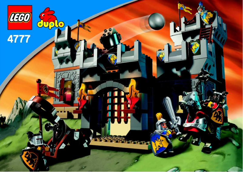 Imagen de la primera página del manual del dispositivo ® DUPLO® Knights' Castle