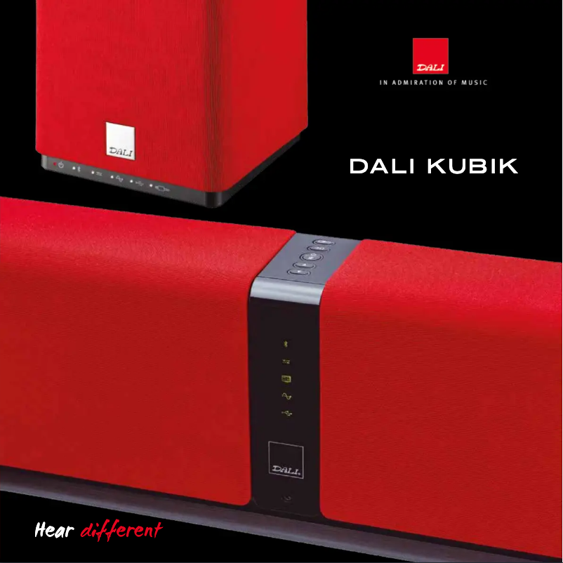 Página 1 del manual Folleto Dali Kubik One