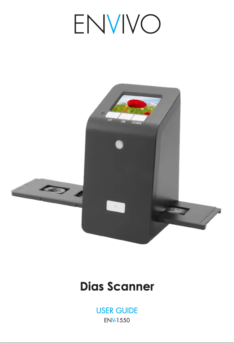 Imagen de la primera página del manual del dispositivo ENV-1550