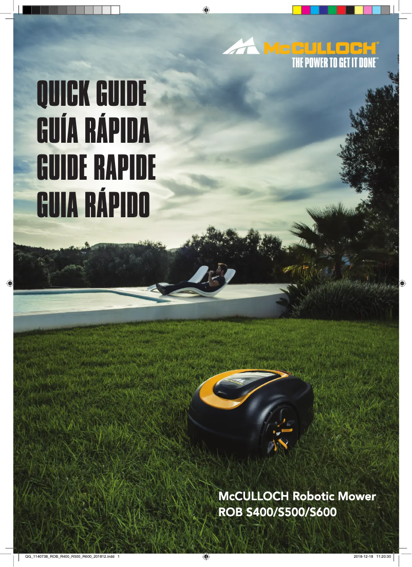 Página 1 del manual Manual de usuario McCulloch ROB S600