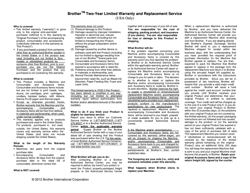 Imagen de la primera página del manual del dispositivo MFC-J1170DW