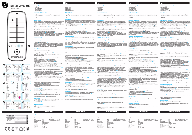 Imagen de la primera página del manual del dispositivo HWR-8