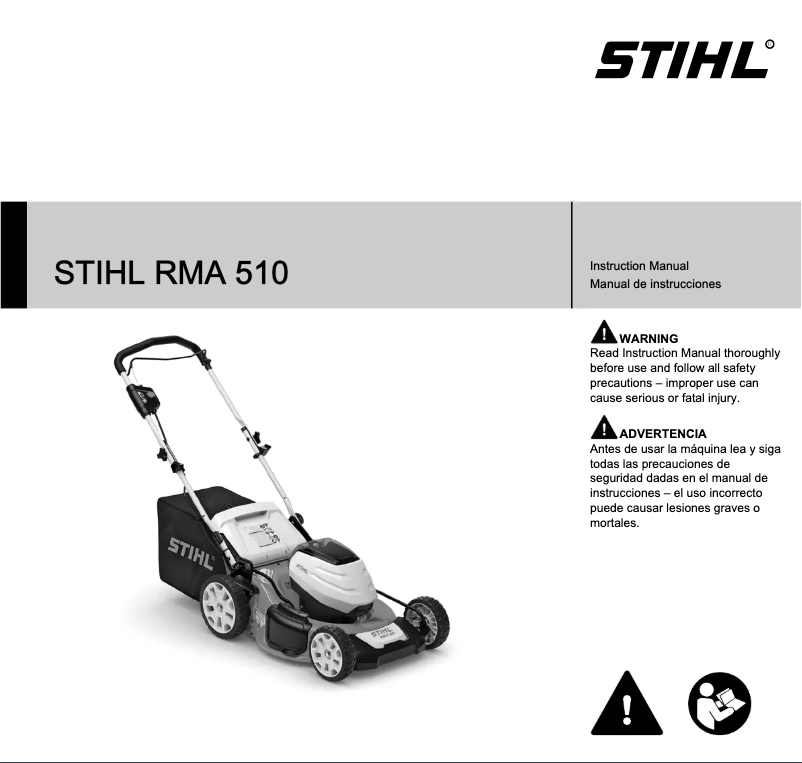 Página 1 del manual Manual de usuario Stihl RMA 510