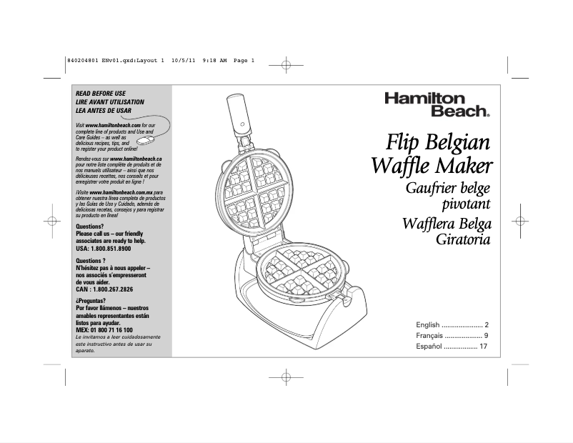 Imagen de la primera página del manual del dispositivo 26030