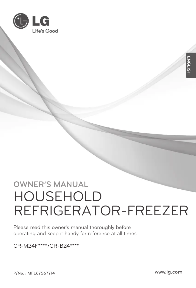 Imagen de la primera página del manual del dispositivo GR-B24FWAHL