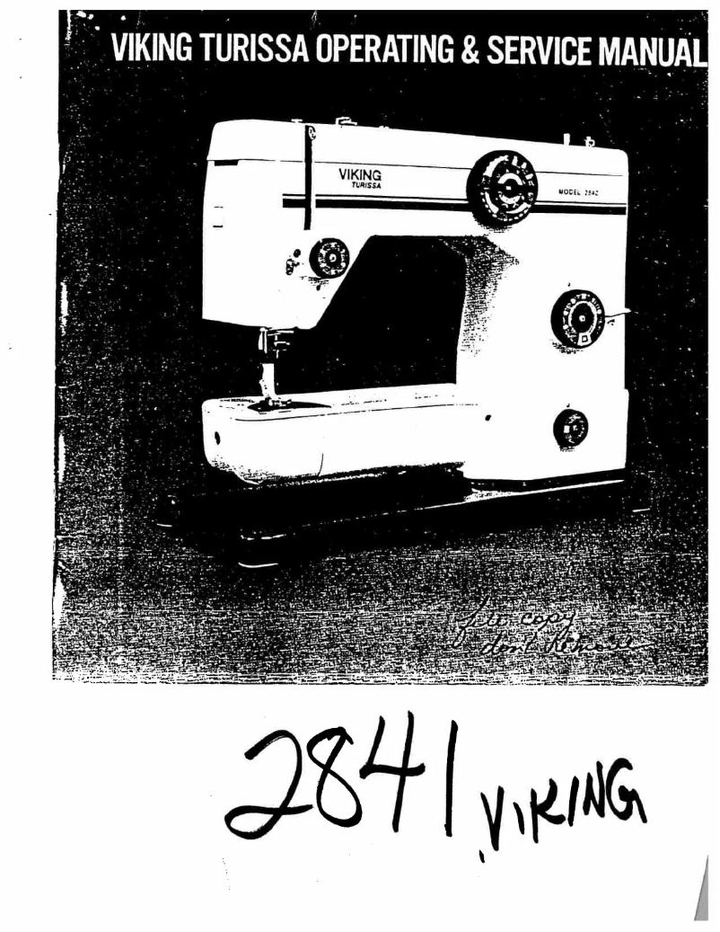 Imagen de la primera página del manual del dispositivo Turissa 2841