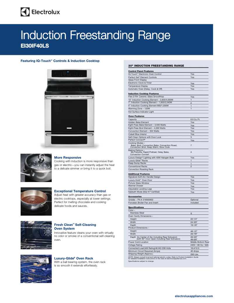 Imagen de la primera página del manual del dispositivo EI30IF40LS