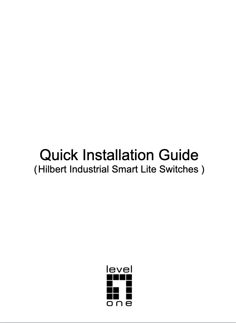 Página 1 del manual Ficha técnica LevelOne IGS-2105P