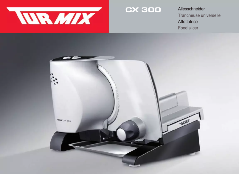 Imagen de la primera página del manual del dispositivo CX 300