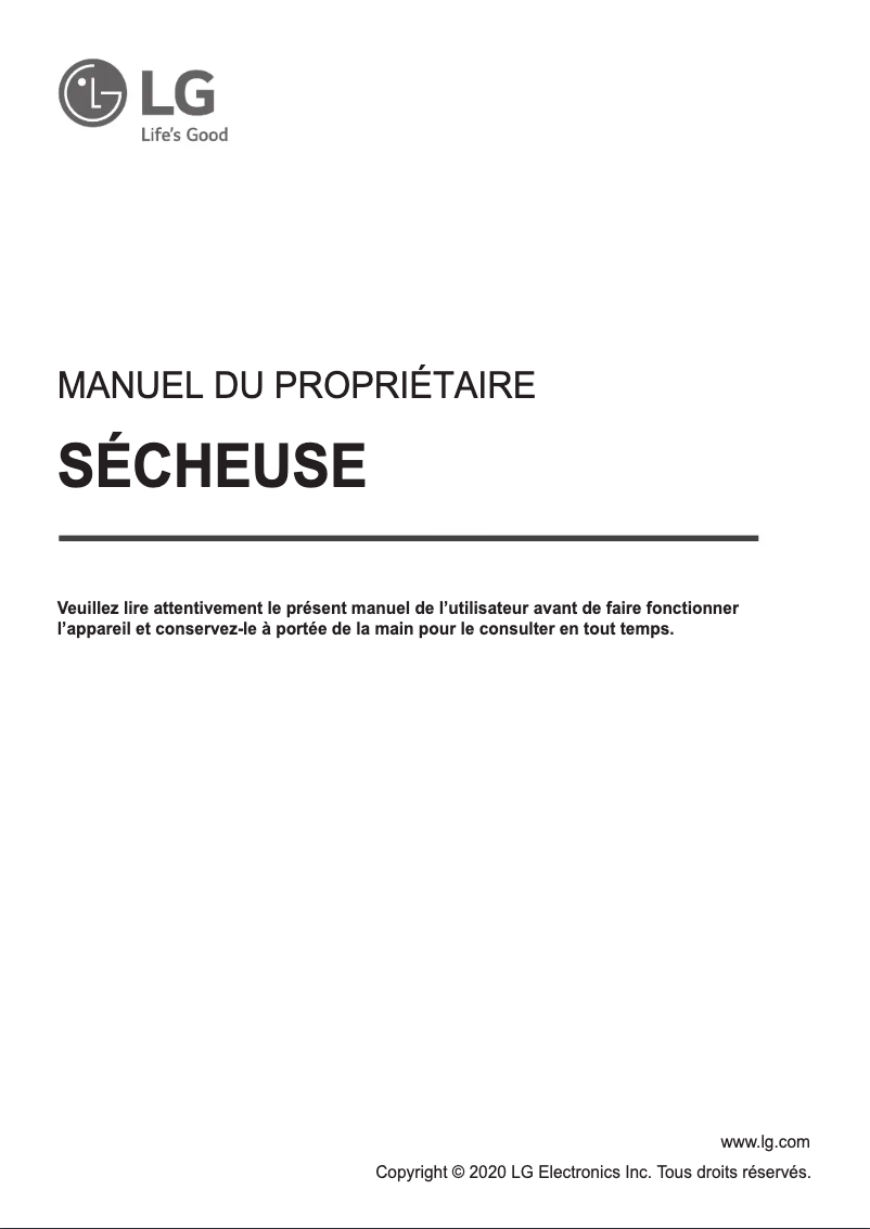 Imagen de la primera página del manual del dispositivo DLE3450W