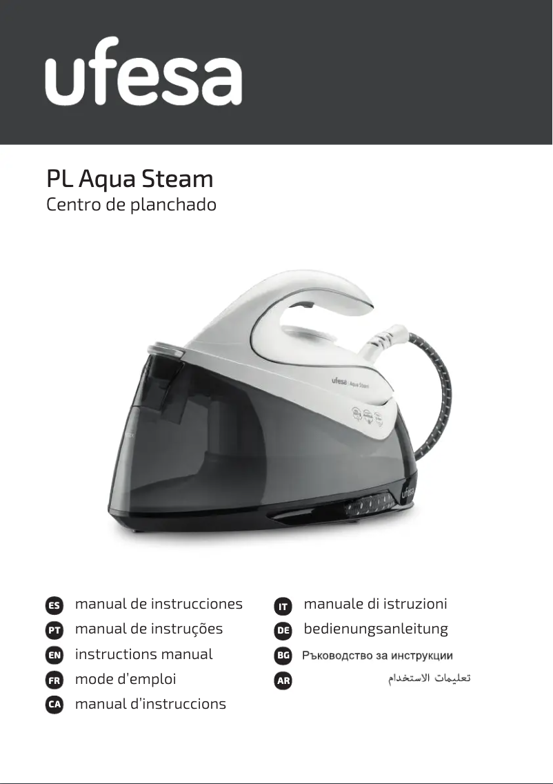 Imagen de la primera página del manual del dispositivo Aqua Steam