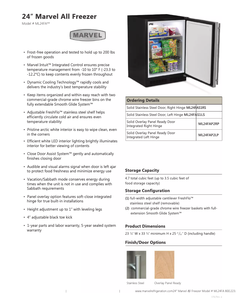 Imagen de la primera página del manual del dispositivo ML24FAS1RS