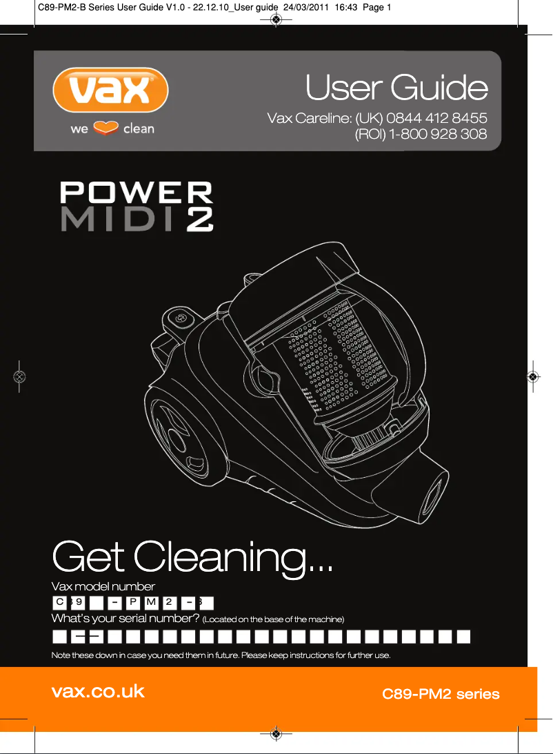 Imagen de la primera página del manual del dispositivo Power Midi C90-PM-B