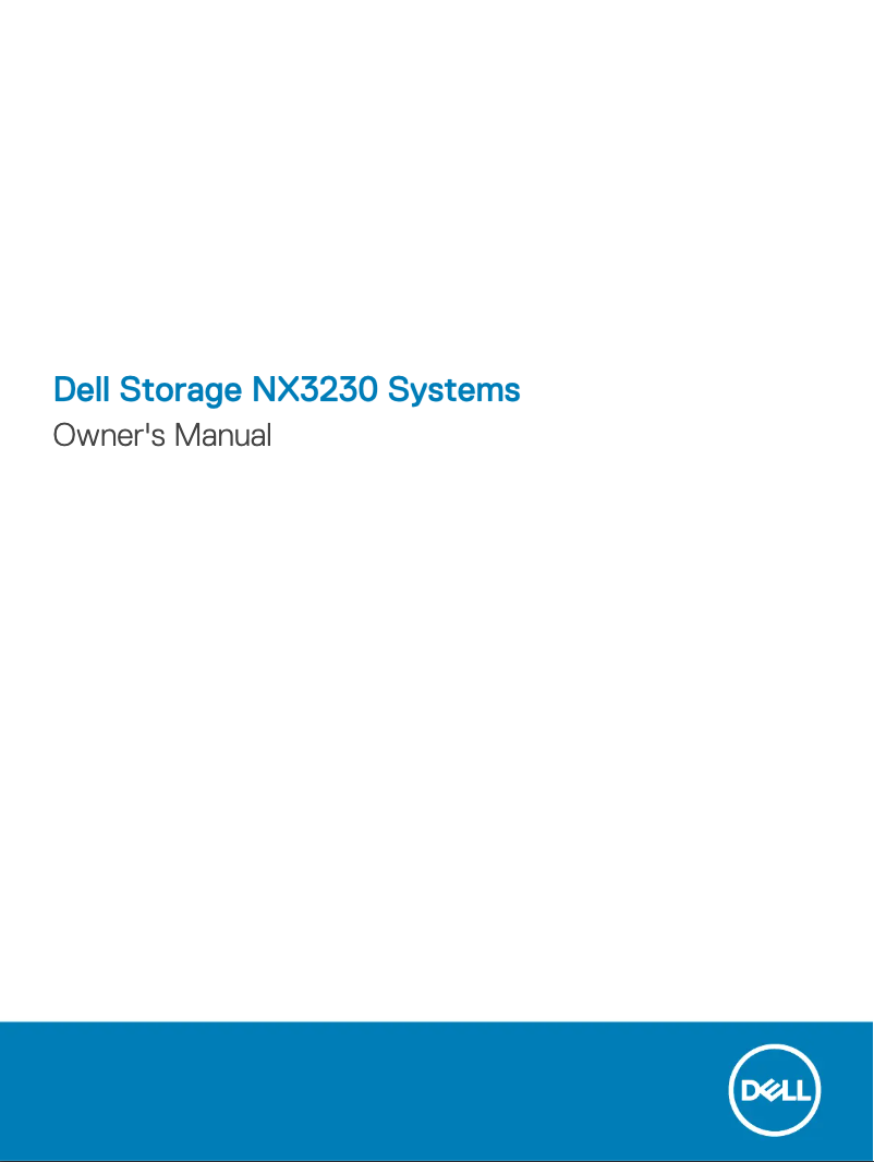Página 1 del manual Manual de usuario Dell PowerVault NX3230