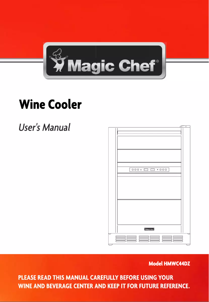 Imagen de la primera página del manual del dispositivo HMWC44DZ