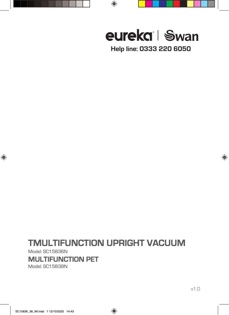 Imagen de la primera página del manual del dispositivo SC15836N