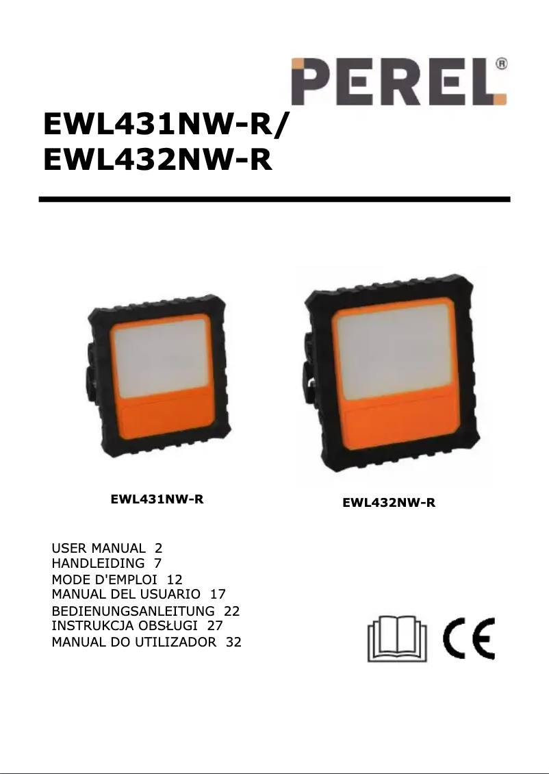 Imagen de la primera página del manual del dispositivo EWL432NW-R
