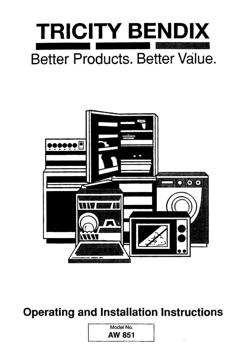 Imagen de la primera página del manual del dispositivo AW 851