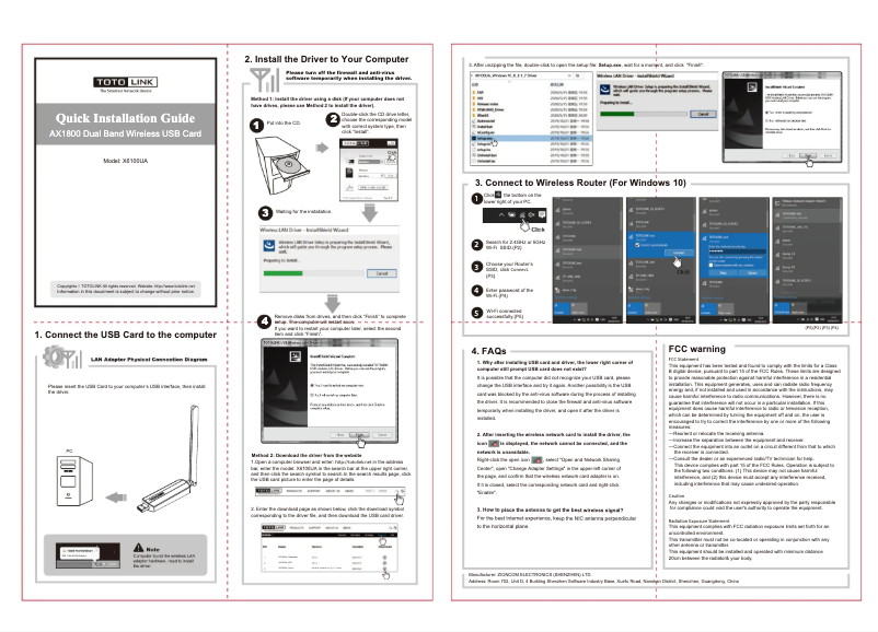 Imagen de la primera página del manual del dispositivo X6100UA