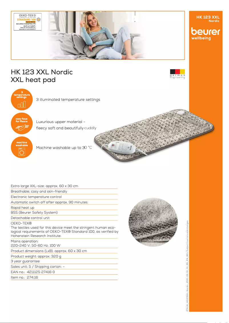 Imagen de la primera página del manual del dispositivo HK 123