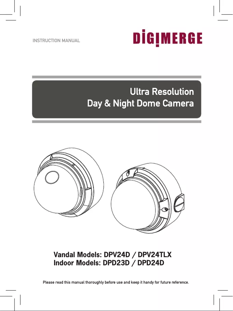 Página 1 del manual Manual de usuario Digimerge DPD24D