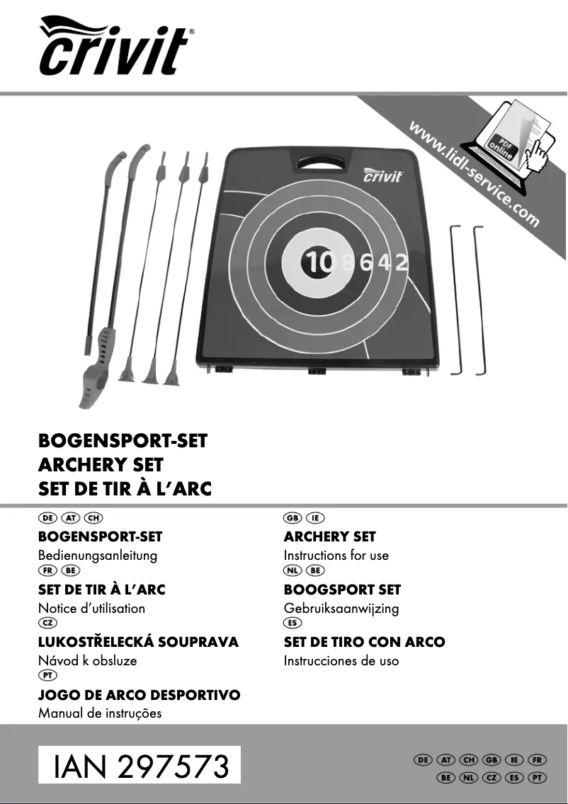 Página nº 1 - Manual de usuario Crivit IAN 297573