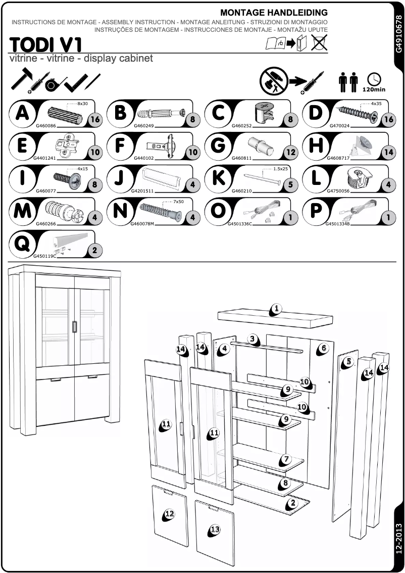 Página 1 del manual Manual de usuario Profijt Meubel Tilango