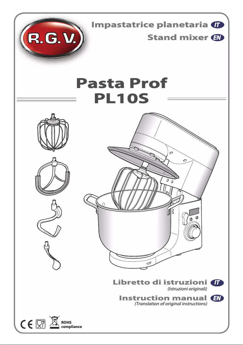 Imagen de la primera página del manual del dispositivo PL10S