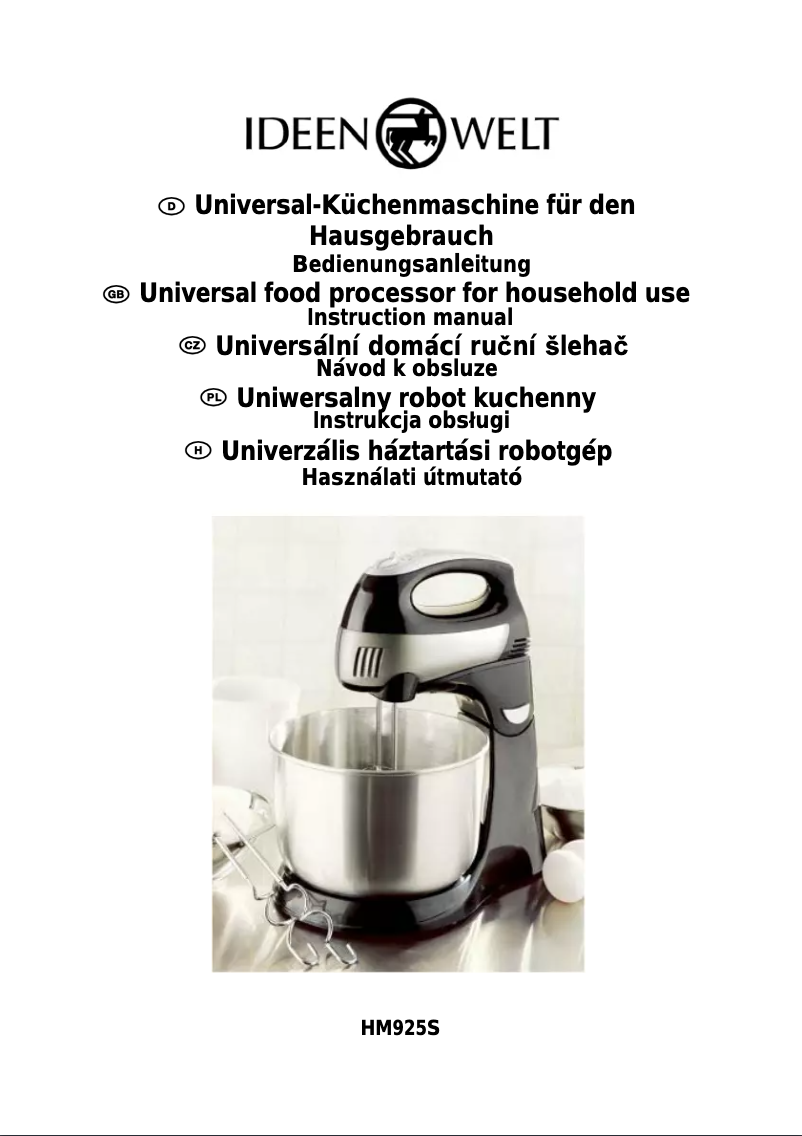 Página 1 del manual Manual de usuario IdeenWelt HM925S