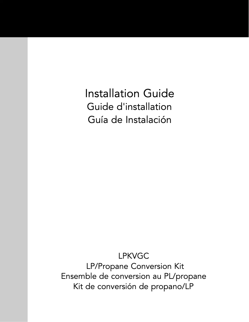 Imagen de la primera página del manual del dispositivo VGSU53015BSS