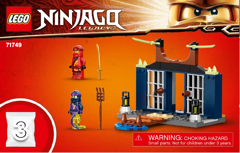 Imagen de la primera página del manual del dispositivo Ninjago 71749