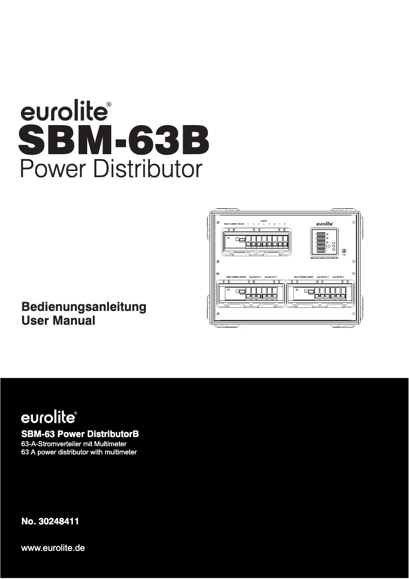 Página nº 1 - Manual de usuario Eurolite SBM-63B